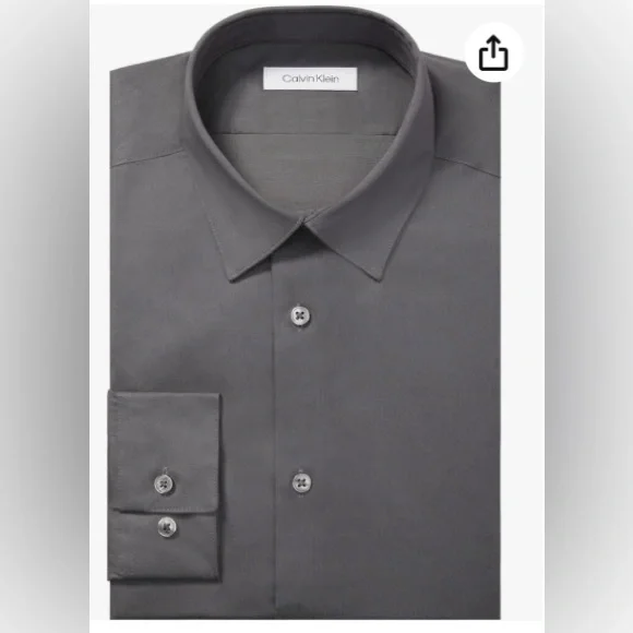 slim fit dress slacks Calvin Klein Slim Fit Non Iron Twill Solid Shirt